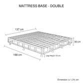 Southern Stylers Black Gabbie Upholstered Bed Base
