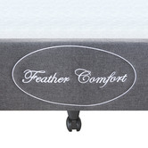 Southern Stylers Charcoal Liffle Upholstered Bed Base
