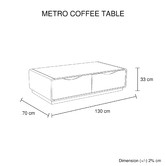 Southern Stylers Heisenberg Coffee Table