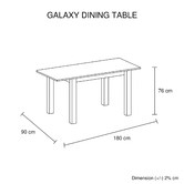 Southern Stylers Aperture Dining Table