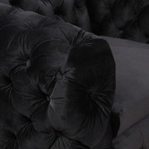 Southern Stylers Black Eddard Velvet Armchair
