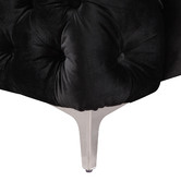 Southern Stylers Black Eddard Velvet Armchair