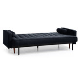 Southern Stylers Plast 3 Seater Velvet Sofa Bed