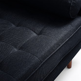 Southern Stylers Plast 3 Seater Velvet Sofa Bed