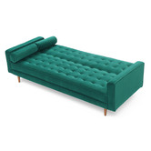 Southern Stylers Plast 3 Seater Velvet Sofa Bed