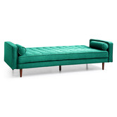 Southern Stylers Plast 3 Seater Velvet Sofa Bed
