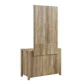 Southern Stylers Alexa Rustic 3 Drawer Dresser &amp; Mirror
