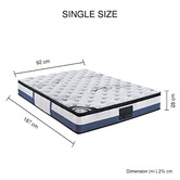 Southern Stylers Cozi Latex Pillow Top Mattress