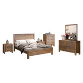Southern Stylers 5 Piece Chocolate Belmont Bedroom Set