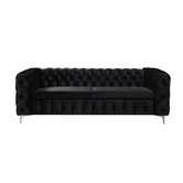 Southern Stylers Eddard 5 Seater Velvet Sofa Set