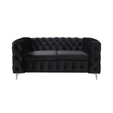 Southern Stylers Eddard 5 Seater Velvet Sofa Set