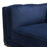 Southern Stylers Velvet Brooklyn 6 Seater Sofa &amp; Armchair Set
