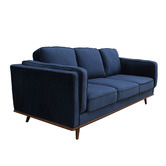 Southern Stylers Velvet Brooklyn 6 Seater Sofa &amp; Armchair Set
