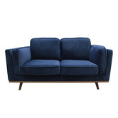 Southern Stylers Velvet Brooklyn 6 Seater Sofa &amp; Armchair Set