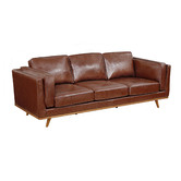 Southern Stylers Brooklyn 5 Seater Faux Leather Sofa Set