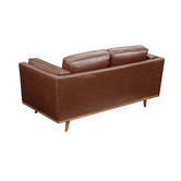 Southern Stylers Brooklyn 5 Seater Faux Leather Sofa Set