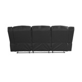 Southern Stylers Ipanema 6 Seater Faux Leather Recliner Sofa &amp; Armchair Set