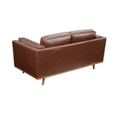 Southern Stylers Brooklyn 6 Seater Faux Leather Sofa &amp; Armchair Set