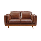 Southern Stylers Brooklyn 6 Seater Faux Leather Sofa &amp; Armchair Set