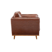 Southern Stylers Brooklyn 6 Seater Faux Leather Sofa &amp; Armchair Set