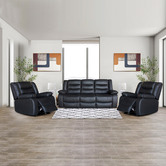 Southern Stylers Ipanema II 5 Seater Faux Leather Recliner Sofa &amp; Armchair Set