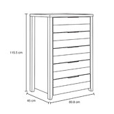 Southern Stylers 4 Piece White Ash Alexa Bedroom Set