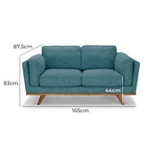 Southern Stylers Brooklyn 5 Seater Upholstered Sofa Set