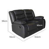 Southern Stylers Ipanema 5 Seater Recliner Sofa Set