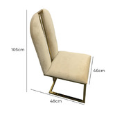 Southern Stylers Topaz Upholstered Dining Chairs