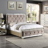 Southern Stylers Corazon Velvet Bed Frame