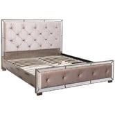 Southern Stylers Corazon Velvet Bed Frame