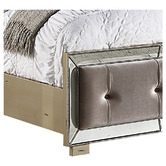 Southern Stylers Corazon Velvet Bed Frame