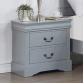 Southern Stylers Caila 2 Drawer Bedside Table