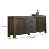 Southern Stylers Belmont Acacia Wood Buffet