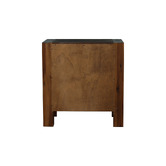 Southern Stylers Chocolate Belmont Acacia Wood Bedside Table