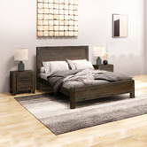 Southern Stylers 3 Piece Chocolate Belmont Bedroom Set