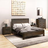 Southern Stylers 4 Piece Chocolate Belmont Bedroom Set