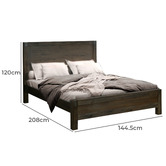 Southern Stylers 4 Piece Chocolate Belmont Bedroom Set