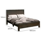 Southern Stylers 3 Piece Chocolate Belmont Bedroom Set