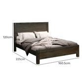 Southern Stylers 3 Piece Chocolate Belmont Bedroom Set