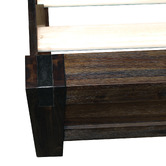 Southern Stylers 3 Piece Chocolate Belmont Bedroom Set