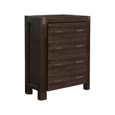 Southern Stylers 4 Piece Chocolate Belmont Bedroom Set