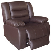 Southern Stylers Ipanema 6 Seater Faux Leather Recliner Sofa &amp; Armchair Set