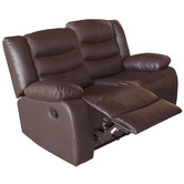 Southern Stylers Ipanema 6 Seater Faux Leather Recliner Sofa &amp; Armchair Set