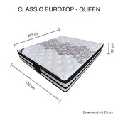 Southern Stylers Lafayette Euro Top Pocket Spring Mattress