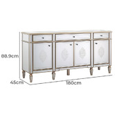 Southern Stylers Sierra Mirrored Buffet