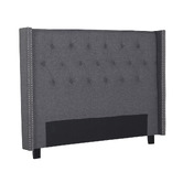 Southern Stylers Charcoal Milano Queen Headboard