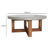 Southern Stylers Eiphram Coffee Table