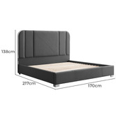 Southern Stylers Dylan Faux Leather Bed
