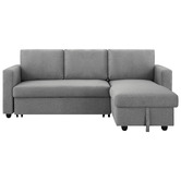 Southern Stylers Grey Yarra 3 Seater Sofa Bed